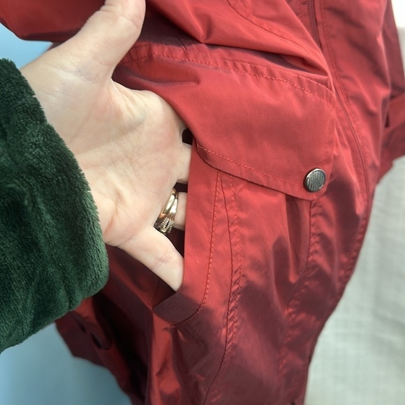 Cole Haan Womens Back Bow Packable Hooded Rain Jacket - Picture 5 of 8